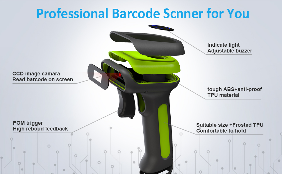 high quality professional barcode scanner