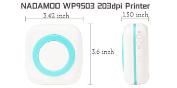 The size of mini printer