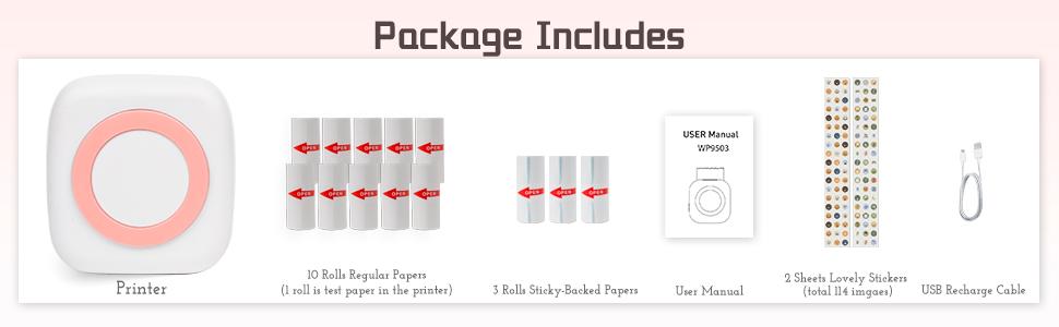 package Includes